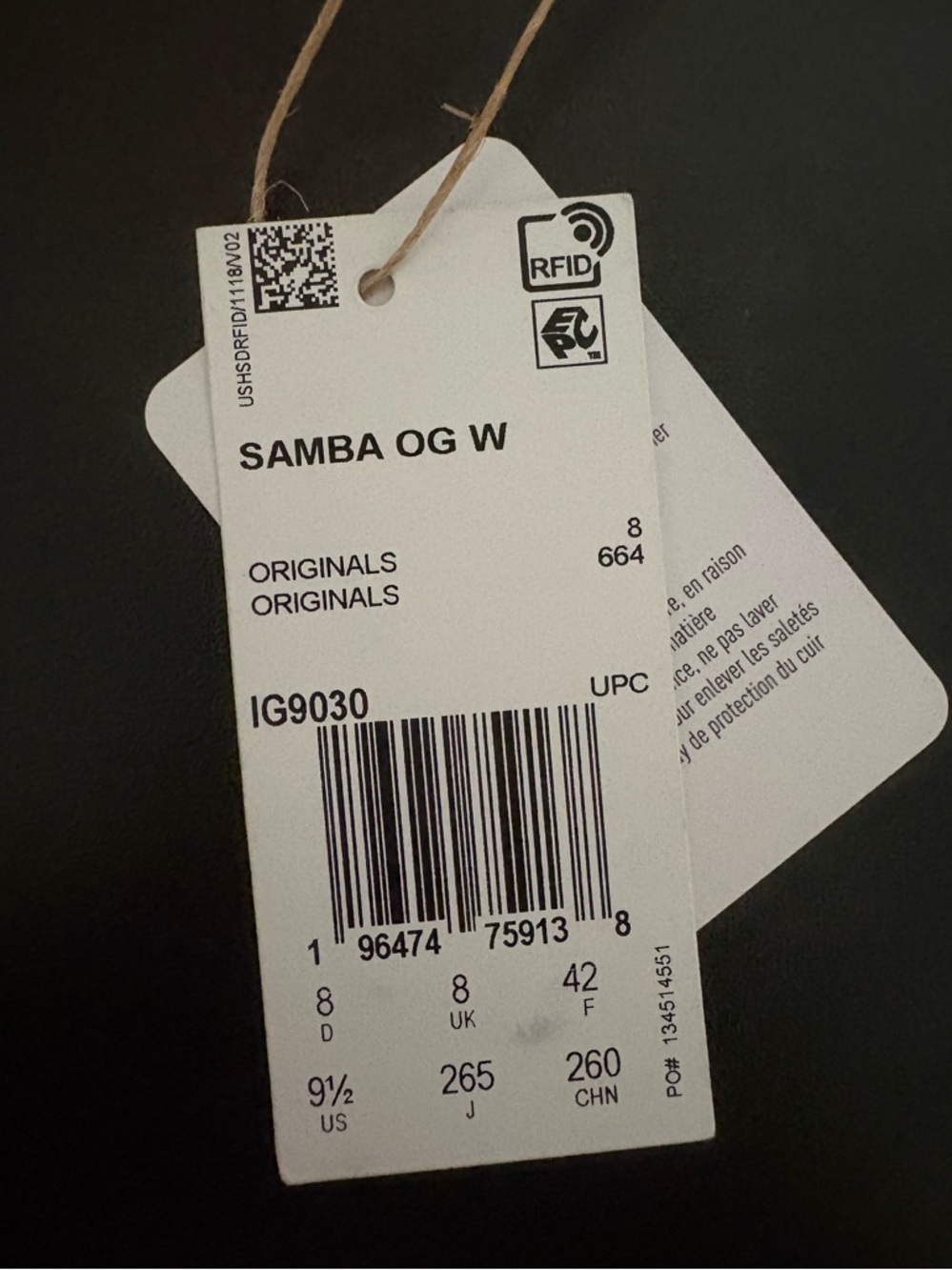 Adidas Samba OG White - Picture 5 of 6